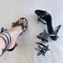 Elegant Crystal-Embellished Gladiator Sandals with Butterfly Detail for Summer Parties and Prom